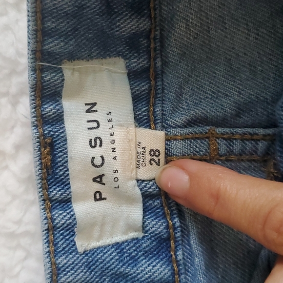PacSun denim mini skirt - Picture 3 of 4